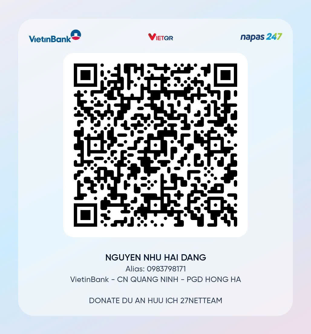 Mã QR Chuyển khoản